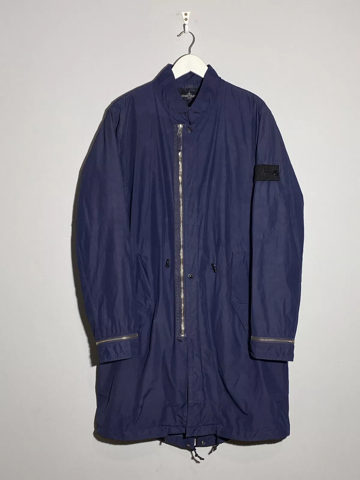 Manteau technique parka Stone Island Shadow Project marine isolée thermiquement Fishtail taille L