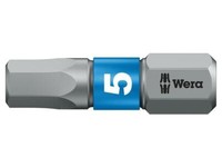 "05056685001 Bit Sechskant Hex 5Mm L. Ges: 25Mm Befestigung: 1/4\" (D6,3 Mm) Wera"