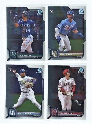 2022 Bowman Chrome Base & RC (1-100) You Pick - Complete Your Set (BUY 3 GET 1)