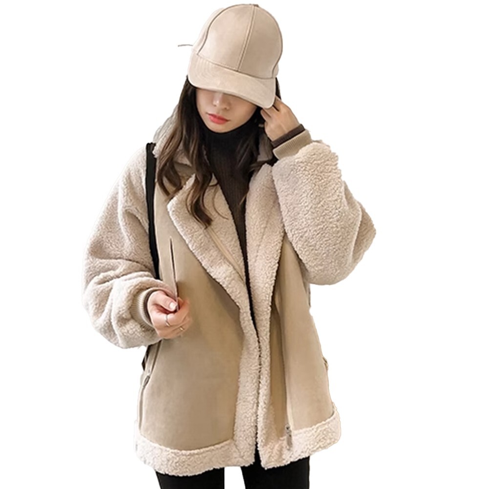 Thick and Cozy Women's Fleece Jackets Retro Winter Coats for Cold