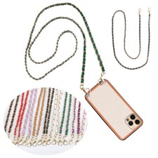 Mobile Phone Case Chain Braided Shoulder Strap Bag Strap Decor Crossbody Handba  