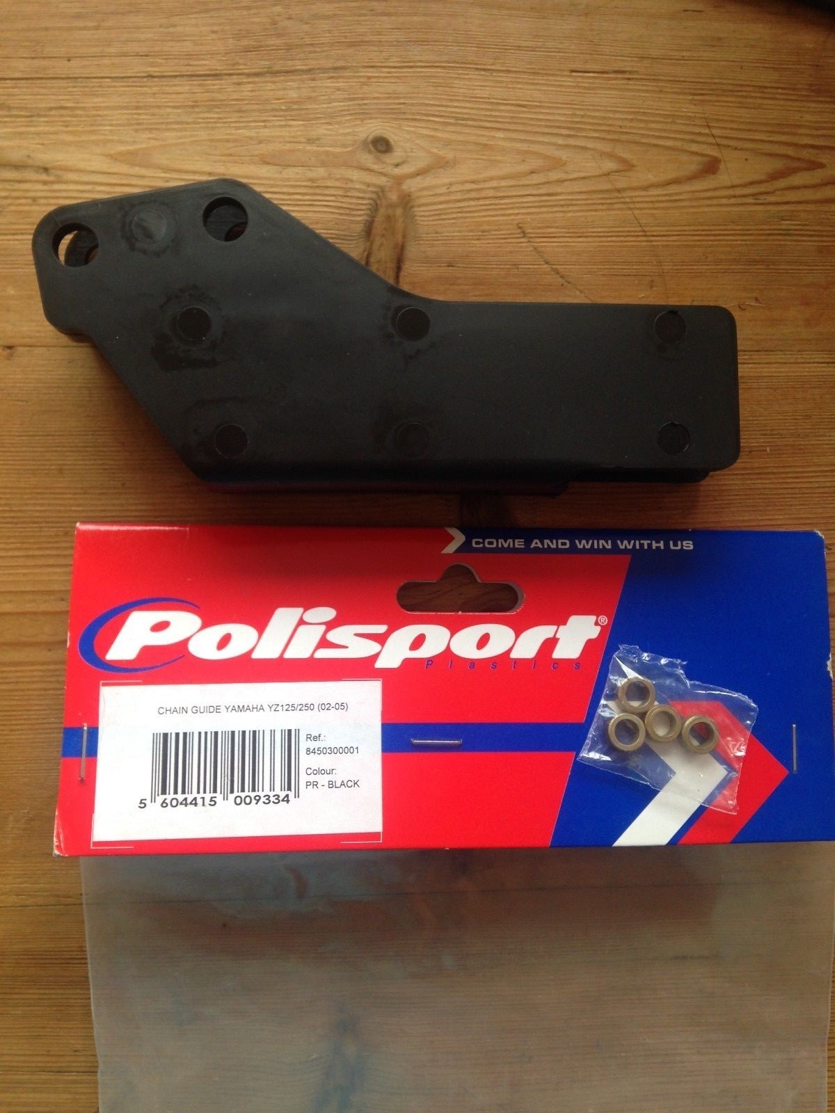 YAMAHA YZF 250 / 450 2003-2004 POLISPORT CHAIN GUIDE BLOCK BLACK