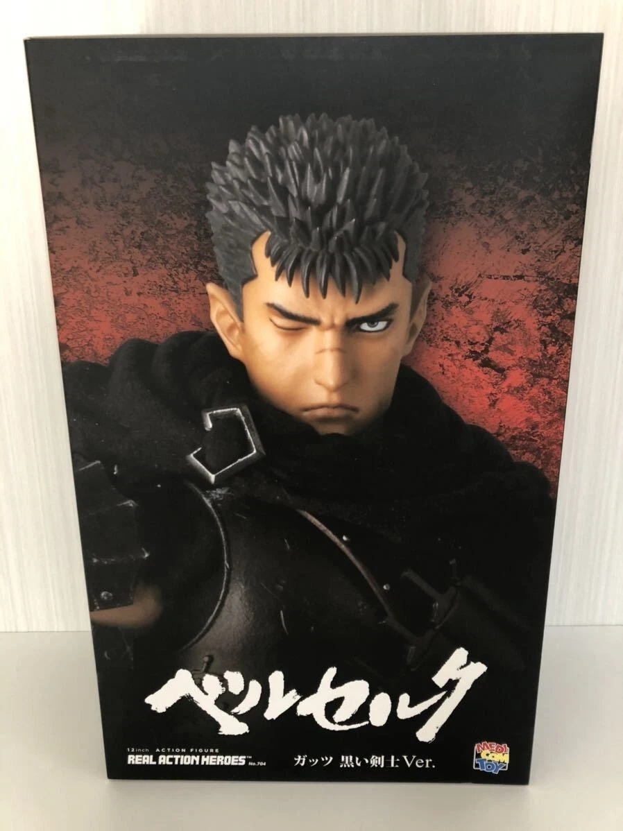 Medicom Toy RAH Berserk Guts Black Swordsman Ver. Painted Action