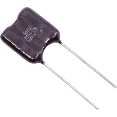 Capacitor, SoZo, Silver Mica, 1000V, Capacitance - pF: 250 pF