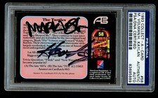 Mark Volman & Howard Kaylan signed autograph American Bandstand TURTLES PSA Slab