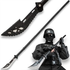 M48 Naginata Polearm Black Oxide Finish 10 Blade 57 12 Overall Length