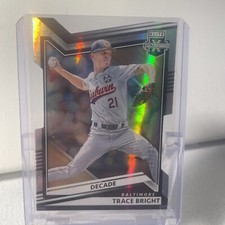 2022 Panini Elite Extra Edition Decade Die-CuT #137 Trace Bright 999 MLB