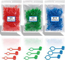 800Pcs M6 M8 M10 Polyethylene Plastic Oil Grease Gun Zerk Fitting Dust Cover Cap