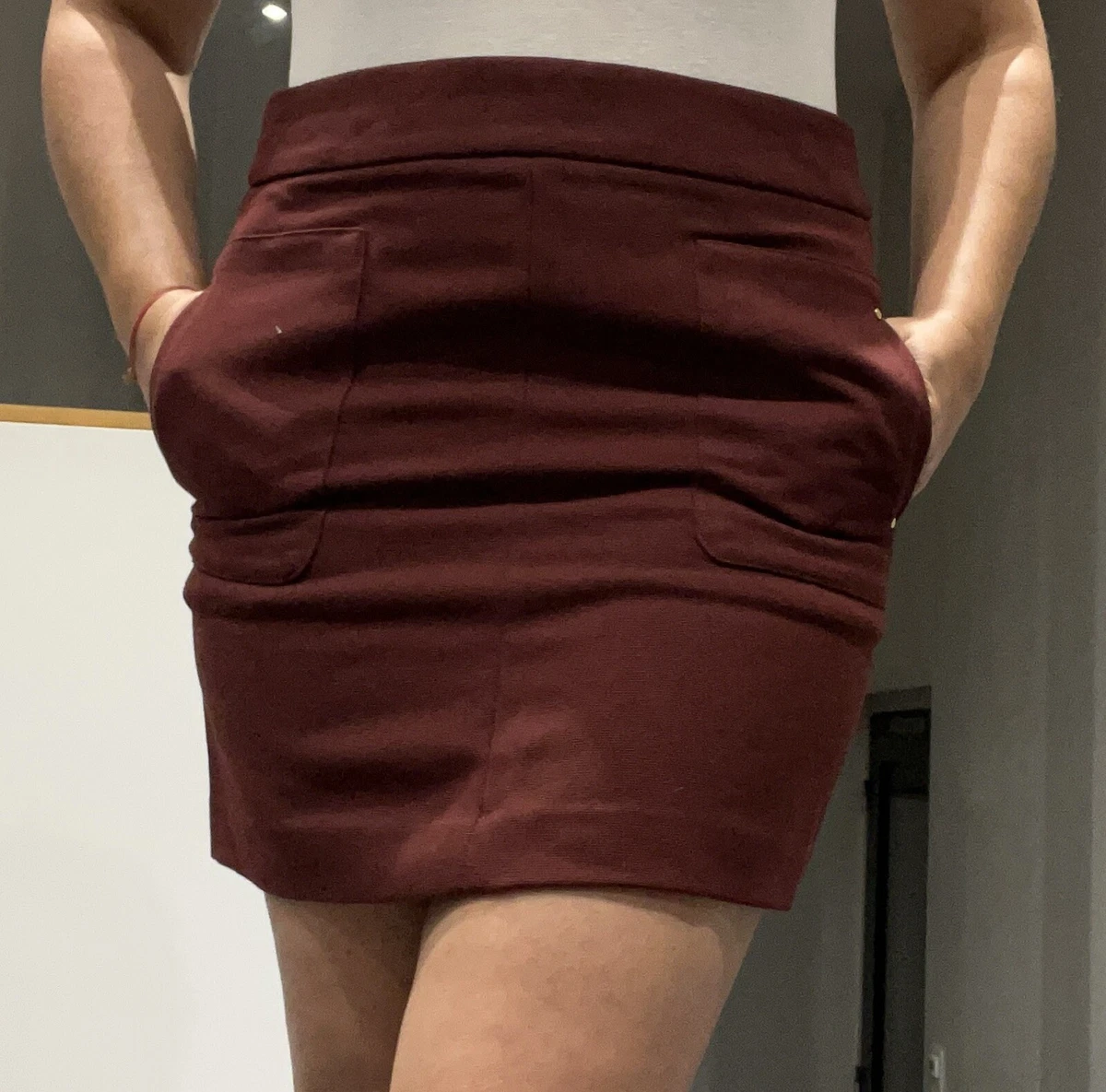 Chemisier Large Rouge H&M Taille 36 Neuf Modèle KB516 - Occasion Très Bon état