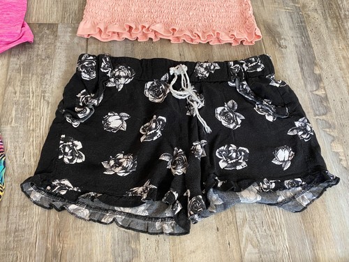 Girls - Size 14 / 16 - Wonder Nation - 2 Tops - 2 Shorts - Lot of 4 - Picture 3 of 9