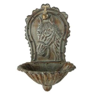 Wandbrunnen Gusseisen Gartenbrunnen Waschbecken Gartenbecken 60 cm