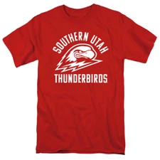 Southern Utah University Adult T-Shirt One Color Logo, Red, S-5XL