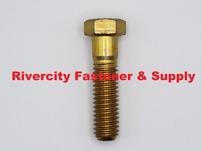 7/16-14x1-3/4 Hex Head Cap Screws 7/16-14 x 1.75 Bolts 7/16x14 x 1-3/4 Grade 8