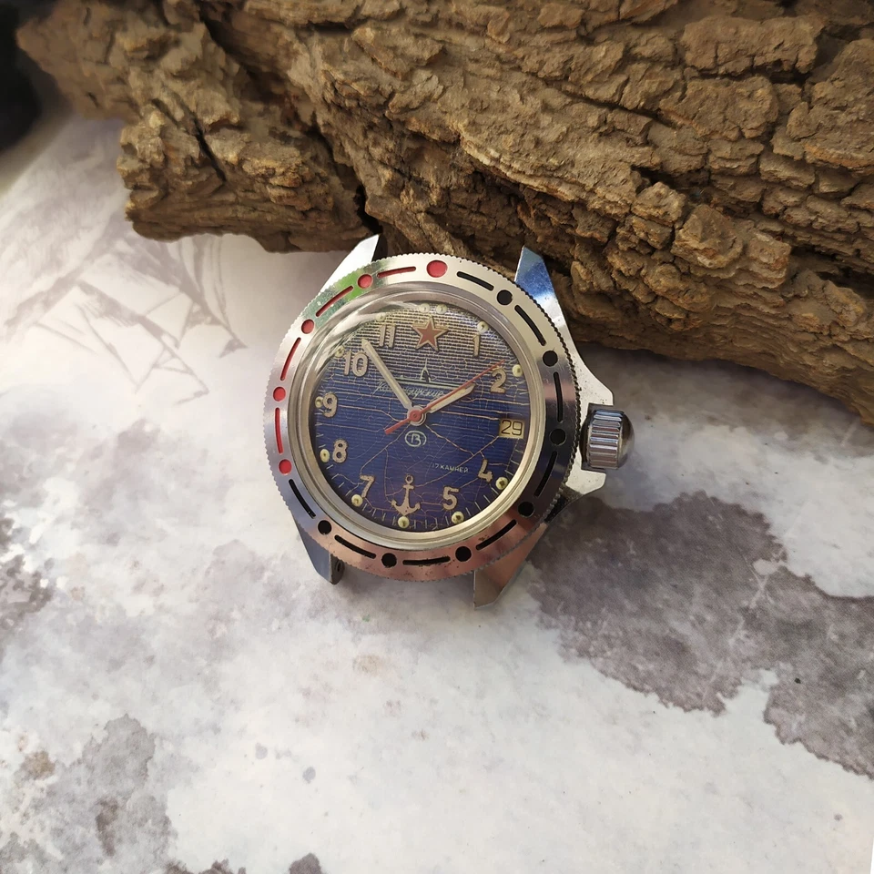 Часы Восток команды СССР винтажный механические мужские наручные часы советские часы - Изображение 4 из 4