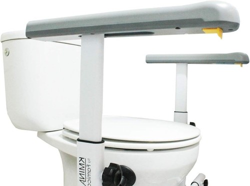 KMINA - Toilet Safety Rails for Seniors (330 lbs), Toilet Safety Frame with Arms - Picture 4 of 7