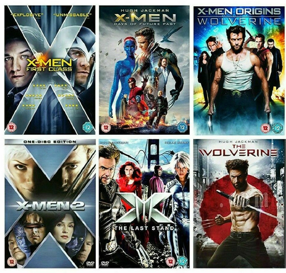 X-Men 1 - 7 Collection (DVD x 7)