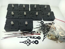 Takane Quartz Battery Movements  Fits 1/4" Dial set of 10 Made in USA