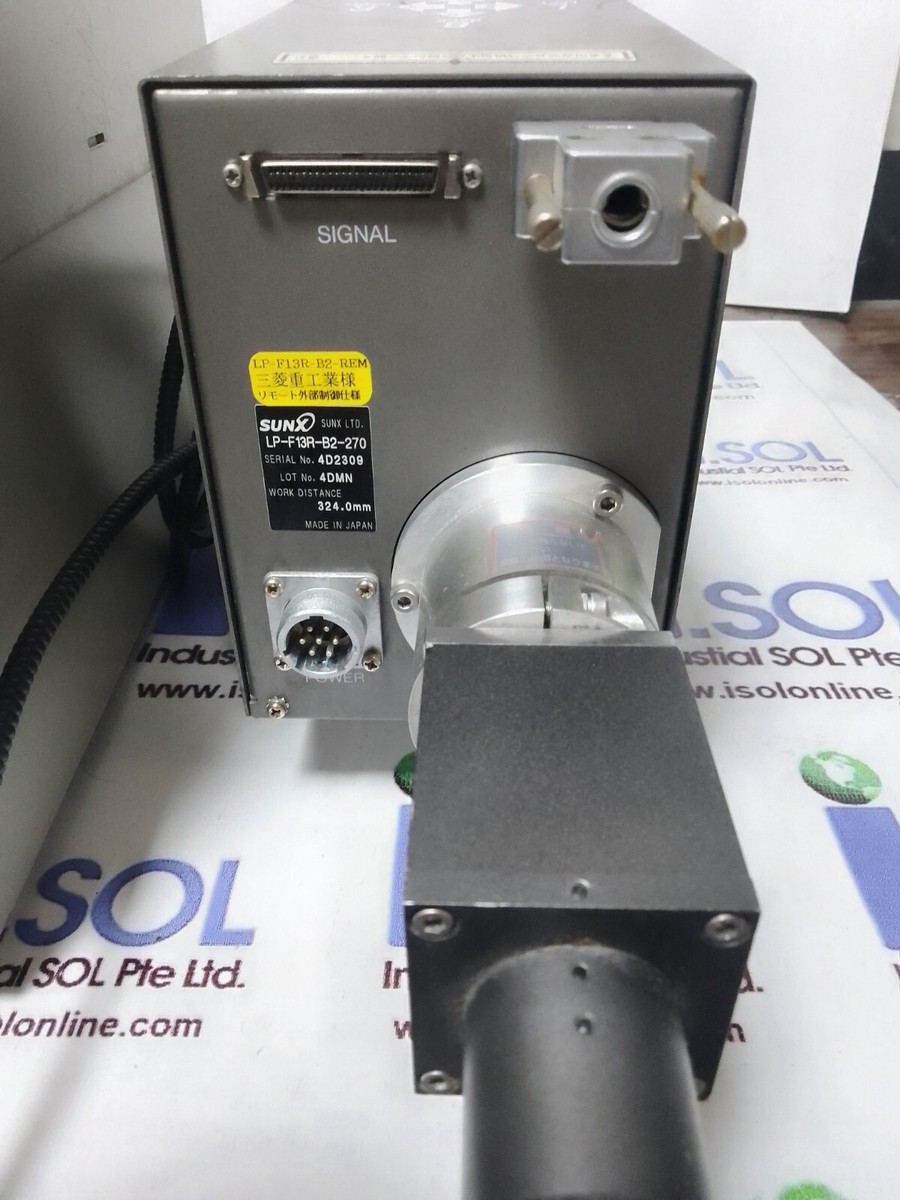 SUNX LP-F10 Fiber Laser Marker Mark II W/ Head 324.0mm LP SUNX LP-F10 Fiber Laser Marker Mark II W/ Head 324.0mm LP