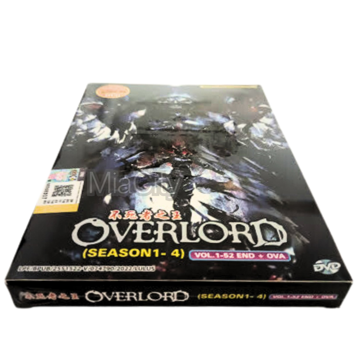 DVD Anime Overlord Season 1-4 Vol.1-52 End + 2 Movies English Dubbed &  Subtitle