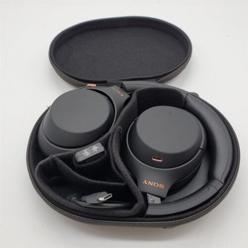 Sony WH-1000XM4 Wireless Industry Leading Overhead Headphones with Mic, Black