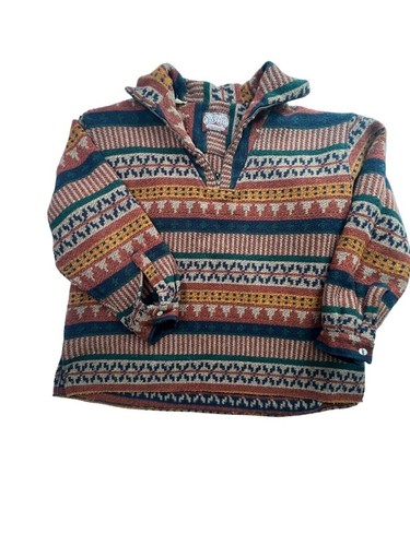 tribal print pullover sweater