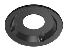 Holley 120-511 Francotirador EFI 14" Filtro de Aire Parte Inferior Acero Base Caída Brillo Negro