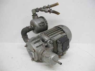 GEBR BECKER VT 6 D71A4 Rotary Vane Vacuum Pump 3 PH Motor D 71 A 4 VT6 6 m3 hour