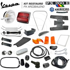 KIT RESTAURO COMPLETO RICAMBI PER PIAGGIO VESPA PX 200 E ARCOBALENO 1983-1997