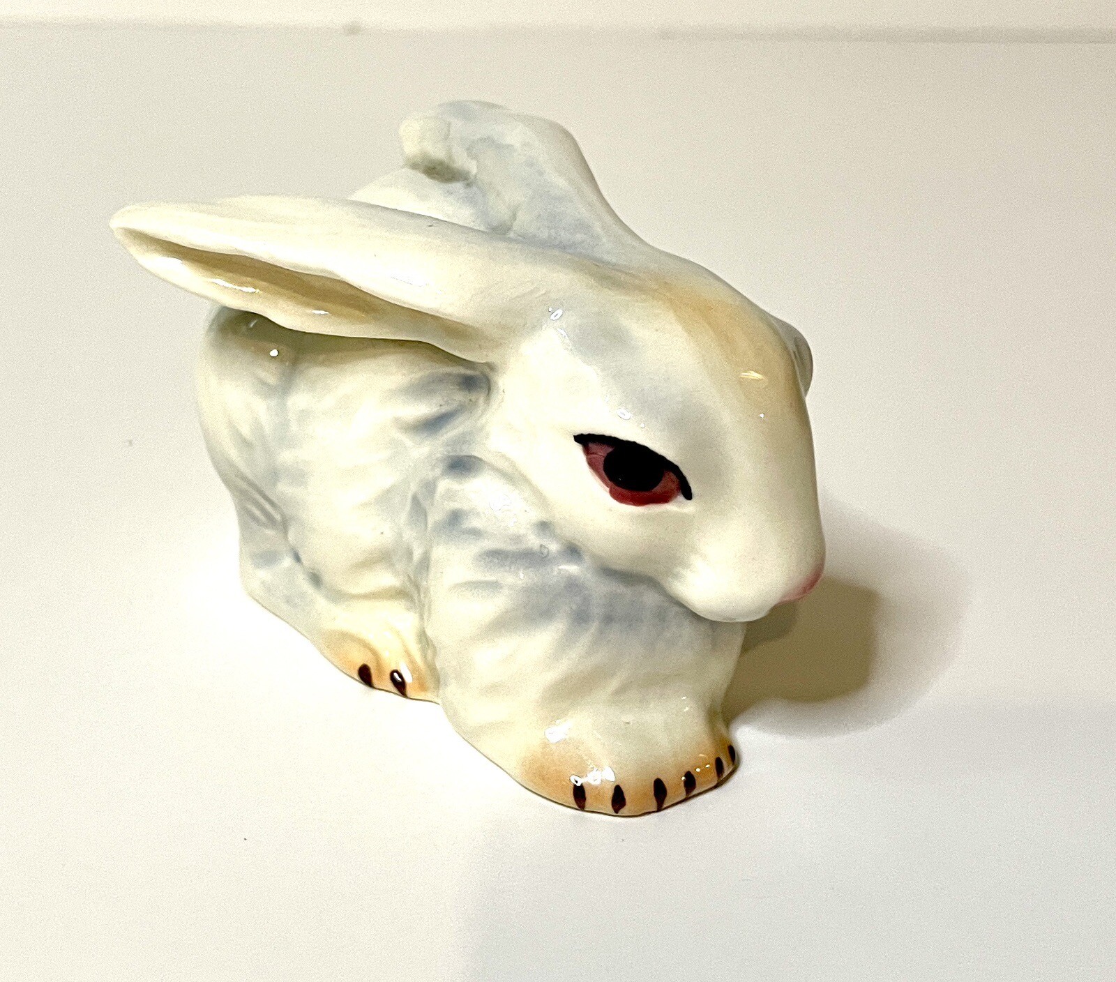 Vintage Goebel Rabbit Bunny Figurine White Germany Porcelain MCM eBay