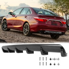 Car Rear Lip Bumper Valance Diffuser Spoiler For Toyota Camry Se Xse Le Carbon Car Rear Lip Bumper Valance Diffuser Spoiler For Toyota Camry Se Xse Le Carbon