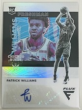 2020-21 Flux Basketball Patrick Williams RC Freshman Auto