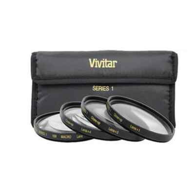 Vivitar Close- Up Macro Camera Lenses +1 +2 +4 +10 w/  Filter Wallet 52 mm