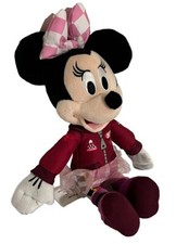 Disney Minnie Mouse Auto Race Car Suit w/ TuTu 89 Stuffed Plush Doll 10" EUC