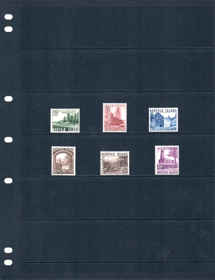 $57.95 Scott Value - 1953 NORFOLK ISLAND Scenes definitives CV MNH NH UM - Image 2 of 4