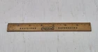 Vintage Coca Cola Coke Advertising Wood Ruler 7" Seven Inch Wooden Collectible