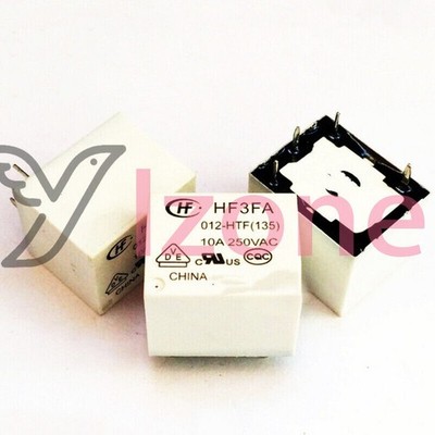 10PCS HF3FA 012-HTF 12VDC 4PINS Power Relay 10A 250VAC~ #to