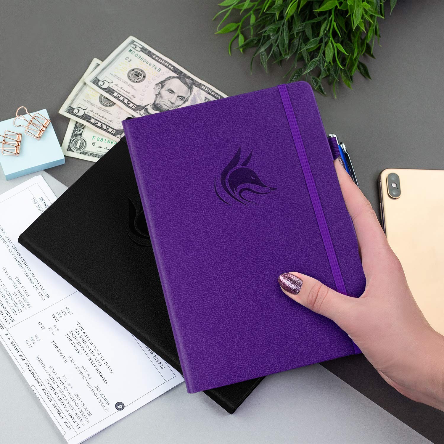 Clever Fox Check Register – Deluxe Checkbook Log with Check & Transaction