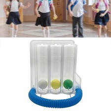Trenażer oddechu, trenażer płuc, 600 ml, 900 ml, 1200 ml, z 3 kulkami, zachęta do