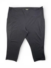 Tek Gear UltraStretch Capri Leggings Black High Rise Women’s 3X