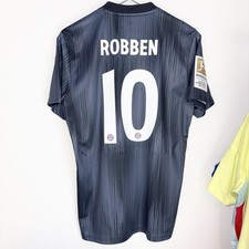 Bayern Munich 2018/2019 Adidas Third Shirt Robben #10 Bundesliga Men&rsquo;s Medium