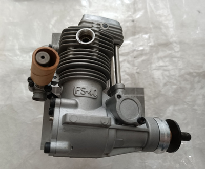 O.S. FS-40 Four Stroke Engine Muffler/Box & Manual Vintage NOS | eBay