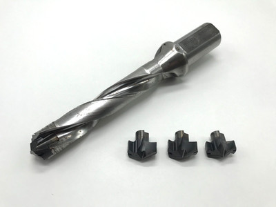 Iscar DCN 260-130-32R-5D Wendeplatten Bohrer, Ø26-26,9mm, IK, mit 4x Bohrköpfen