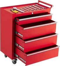 6-Drawer Rolling Tool Chest Cabinet,Portable Tool Storage Cart with Smooth Wheel