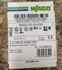 New In Box WAGO 750-513/000-001  PLC Module 7...
