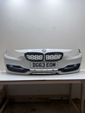 BMW 3 SERIES F30 F31 FRONT BUMPER PAINT CODE 300 WHITE 2011-2017