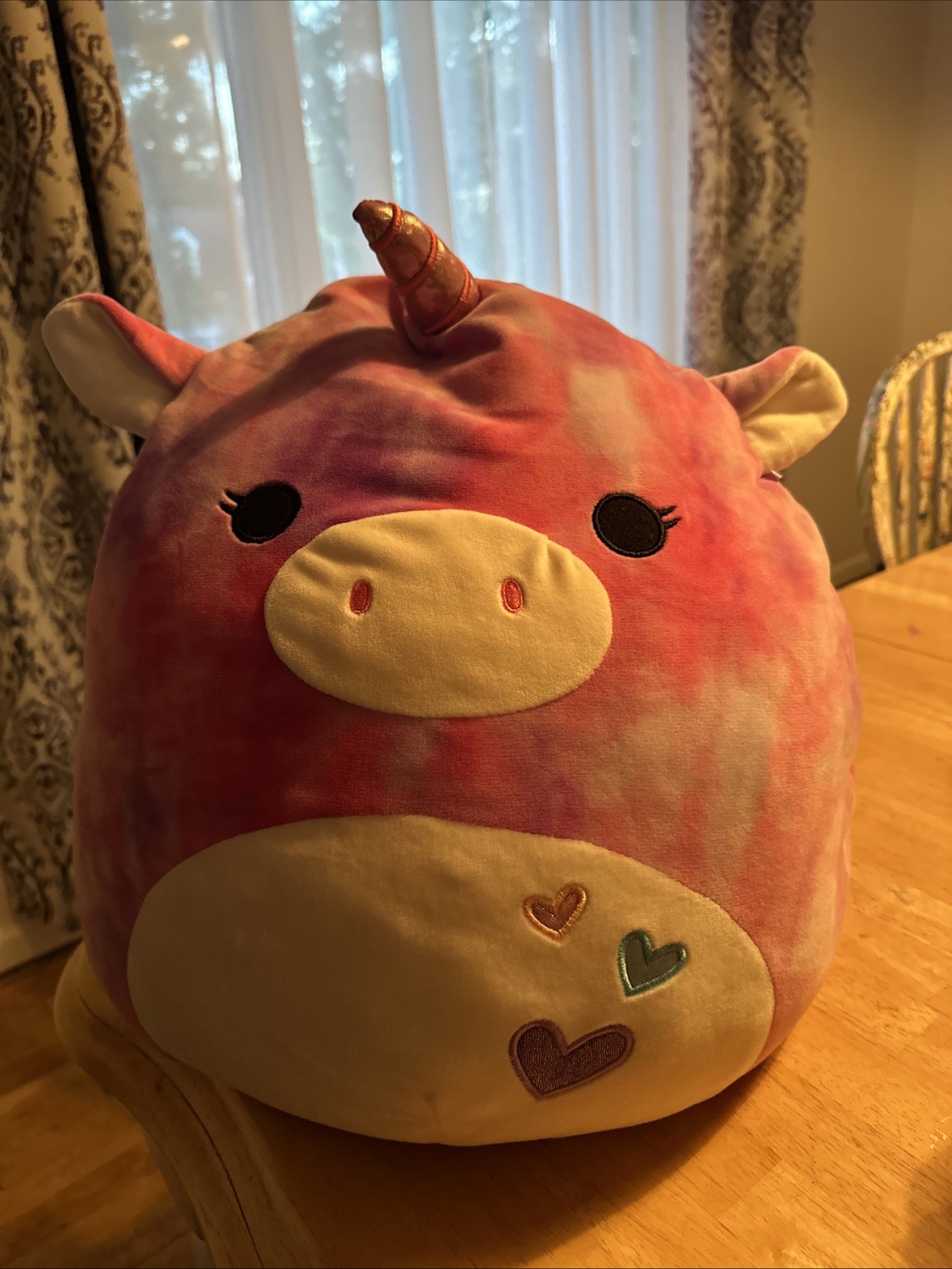 Lola The Unicorn 24 Inch Squishmallow tie dye pink and purple Giant ...