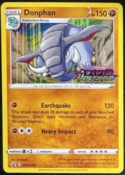 Donphan SWSH067 Prerelease Holo Promo