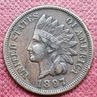 1897 Indian Head Cent 1c Better Grade XF #78673