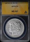 1879-O $1 Silver Morgan Dollar ANACS MS62