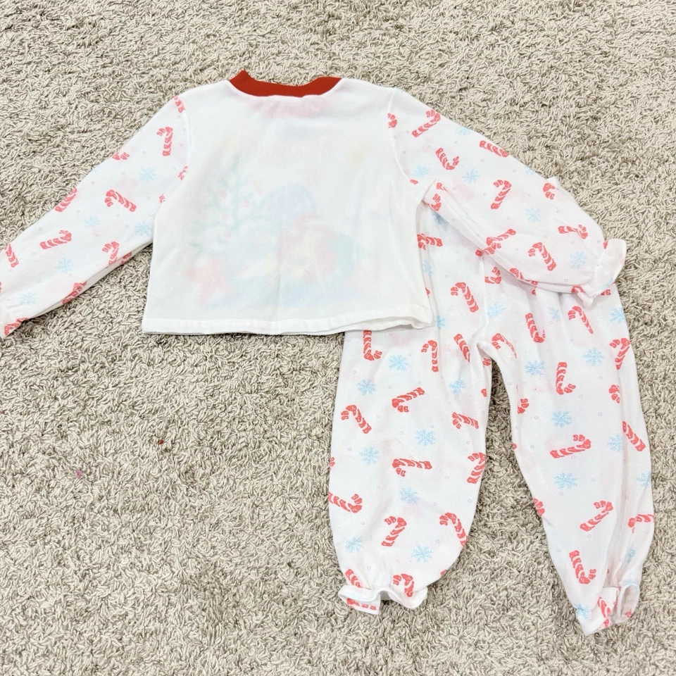 Conjunto Pijama Navidad Ariel La Sirenita Vintage Años 90 Niñas Talla 4T Foto 3 de 4